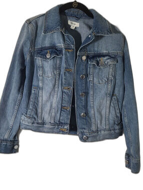 Classic Light Blue Denim Jacket - Women's Jean Jacket - XXS